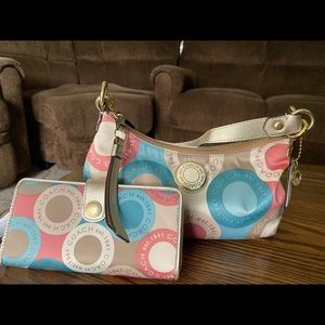 Coach Handbag with Matching Wallet